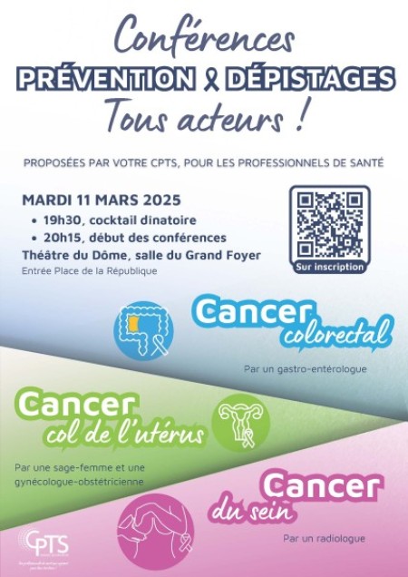 Conférences "Prévention & Dépistages : Tous acteurs !"