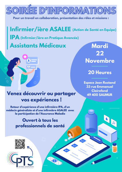 Soirée ASALEE / IPA / Assistants Médicaux 