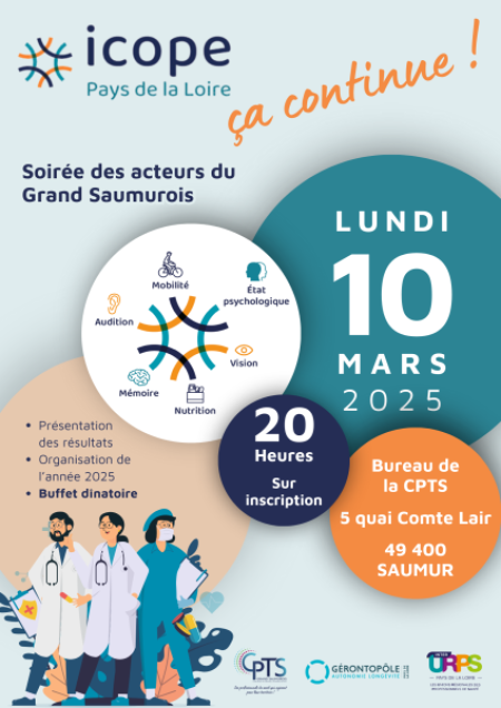 Soirée des acteurs ICOPE du Grand Saumurois 